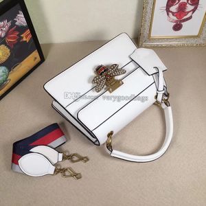 Königin Umhängetasche Frauen Margaret Designer Tasche Biene Handtaschen Frau Luxurys Mode Echtes Leder Clutch Hobo Geldbörsen Brieftasche Taschen