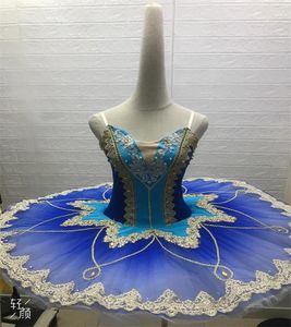 Stage Wear Royal Blue Professional Girls Ballet Tutu Performance Costumes for Adult and Children. Tutu-29