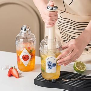 bar tool Shaker Cup Bar Cocktail Lemon Tea spillproof Hand Pot accessories home bars 240119