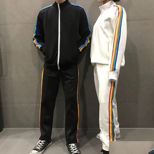 Suits Blazer 2023 Leisure Suit Brand Sportswear Luxury 2-Piece Simple Fashion Hoodie Sports Print Jogging Side Stripes Matching Ja Dhimh