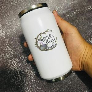 Tassen Witches Brew Edelstahl-Vakuum-Thermoskanne, die kaltes Wasser hält, Tasse für Freunde, Geburtstagsgeschenk, Flasche