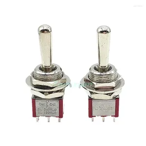 Smart Home Control 2pcs 12mm DPDT 6Pin 2/3Position ON OFF ON/ON Maintained Mini Toggle Switch Large Long Handle 3A 250VAC/5A 125VAC