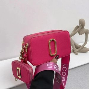 Snapshot Multi-Color Mar Camera Bag Designer Bag Bolsas de Luxo Bolsas de Ombro Moda Feminina Tie-Dye Alça Larga Couro Itálico Flash Strap Bolsa Textura Qualidade Superior