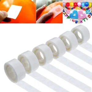 Party-Dekoration, 100 Stück, klebrige Punkte, Kleber, Ballon-Klebeband, doppelseitiger Bogen, Girlande, Dekorationspunkt, Aufkleber für DIY-Handwerk