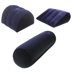 Mjuk bekväm uppblåsbar sexkudde för förbättrade erotiska positioner Kilkudde Bättre sexuella liv Vuxna möbler Toys 240202