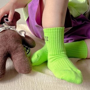 3 Paar lange Kindersocken aus Baumwolle mit Aufdruck, für Kinder, Kleinkinder, Babys, Mädchen, Jungen, niedlich, lustig, Kawaii, kniehohe Socken, Zeichnungen 240124