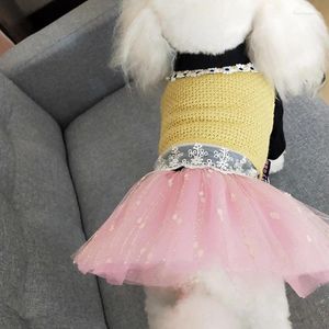 Dog Apparel Princess Cat Dress Sweet Pet Clothes Spring And Autumn Hoodie Tulle Skirt Puppy Sweatshirt For Small Dogs York XXL