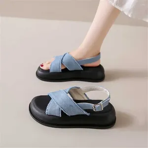 Grey Sandals Anti-slip Increases Height Boots Flat Shoes Slippers Women Summer Sneakers Sport S Exerciser Design 6891