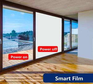 Window Stickers Sunice PDLC Smart Film Electric Switchable Partition Building Office Anpassad storlek