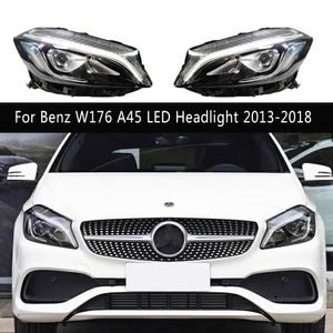 A180 A200フロントランプの車のスタイリングBenz W176 A45 LEDヘッドライトアセンブリ13-18日タイムランニングライトストリーマターンターンシグナルオートパーツ