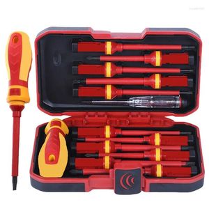 Insulated Screwdriver Household Circuit Tool Isolated Current Electrician Cross Plate Edge Kit