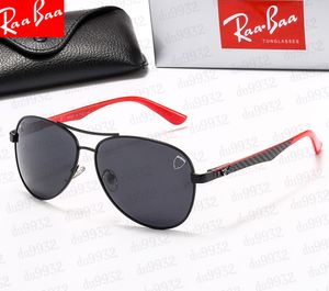 Klassische Ray 8313-Sonnenbrille. Designer-Cat-Eye-Brille mit zweistrahligem Metallrahmen für Herren, Sport-Sonnenbrille mit UV-Schutz