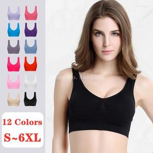 BRAS SEXY FÖR KVINNOR PROST UPP BRALETTE STORLEK BH Sport Sleep Active Seamless Cotton Easy Comfort 5xl 6xl Top