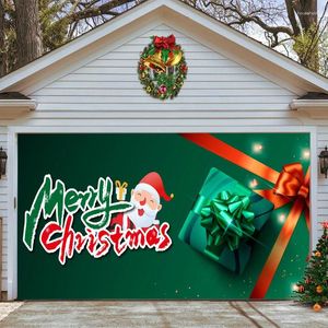 Tapisserier jul tapestry för utomhus garageportdekoration bakgrund jultomten claus semester party vägg hängande ins år