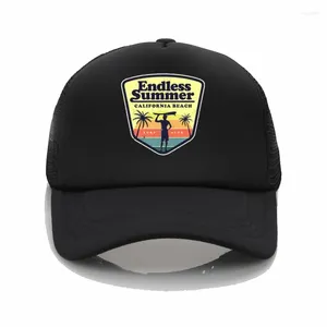 Ball Caps Endless Summer Trucker Cap Unisex Daliy Baseball Woman Man Outdoor Sport Hats Girl Boy Winter Autumn Dad Hat