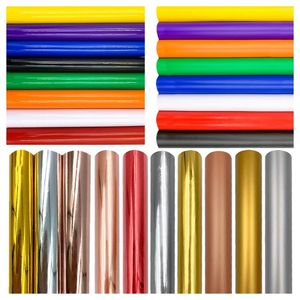 Pencere çıkartmaları 12 x 39in için cricut mat camsı metal yapışkan vinil çoklu renkler film çarşafı ev parti dekor çıkartma zanaat arabaları