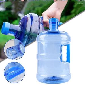 Garrafas de água 5l/7,5l, garrafa de plástico de grande capacidade para uso externo, copo portátil para viagem, tanque de acampamento, caixa de presente