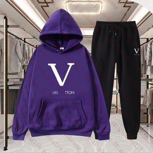 Designer tracksuit mulheres branco luxo hoodie conjuntos dois 2 peças conjunto de roupas femininas conjunto esportivo de manga comprida pulôver com capuz fatos de treino primavera outono inverno