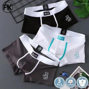 Mutande FK Biancheria intima da uomo sexy Boxer con stampa Cotone morbido Boxer con stampa maschile