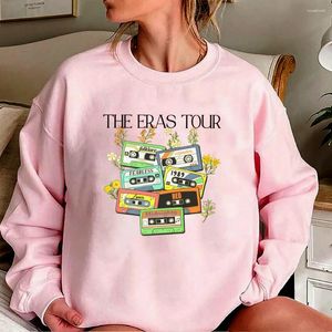 Kadın Hoodies Taylor Eras Tour Sweatshirt Vintage Müzik Albümü Midnights Hoodie Folklor Anti Hero Taylor'ın Versiyonu Crewneck Sweatshirt