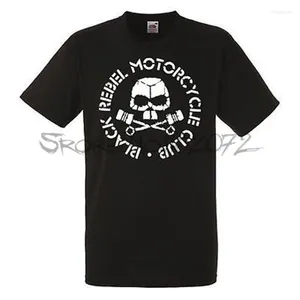 メンズTシャツメンコットンTシャツサマーファッショントップティーブラックレベルモーターサイクルクラブシャツティーショートスリーブロックSBZ5028