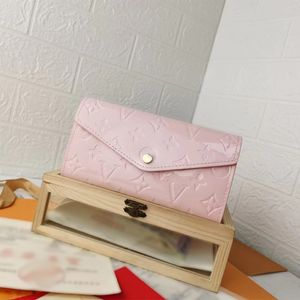 Lyxhandväska designer purses väskor plånbok logotyp präglade mönster mini vanliga plakar kvinna handväska axelväskor kvinnor lyxiga lady glansigt läder