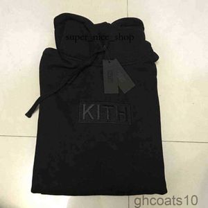 Kith Hoodie 2023 New Embroidery Sweatshirts Men Locking Hooded Sweatshirt Quality best the listing best 818 o4qb