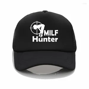 Ball Caps Mode Hüte I Love MILF Baseball Cap Sommer Männer Frauen Einstellbare Snapback Sonnenschirm Papa Hut