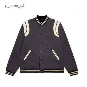 Designer Men's Jacket Fashion Cardigan Jacket Patchwork Hoodie Jacket High Street Men's and Women's Street Classic Baseball Clothing Saint Hip-Hop Parka YSLS 6033