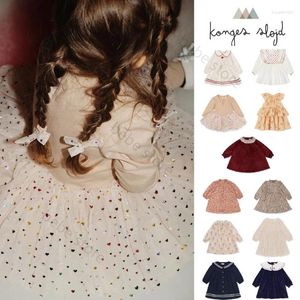 Girl Dresses Bebe Store Spot Danish Konges Slojd SS23 Spring/Summer Girls 'Long Sleeve Ballet Dress