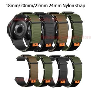 Watch Bands 20mm 22mm 24mm Samsung Huawei Suunto Nylon Strap