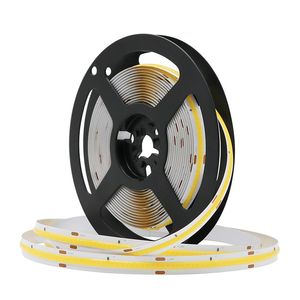 Duplo CCT 608led/m LED Cob Strip Light Flexível 5mm 8mm 10mm14W/M Dupla Cor Temperature12V 24V COB LED Strip