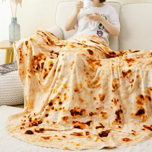 Battaniyeler Ev Pizza Komik Yemek Yaz Klima Ofisi Şeker Blanket