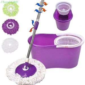 5PCS 360 MAGIC ROTATING AUTOMATYCZNA MOP MOP MOP Wymiana Podłogi podłogi Cleaning Broom 240123