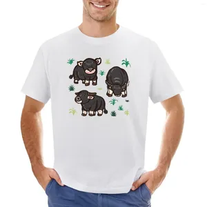 Мужские поло, футболка с изображением водяных буйволов, летние топы для любителей спорта, мужские футболки с рисунком, большие и высокие