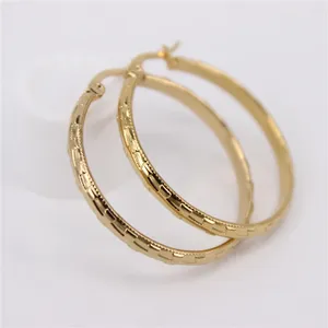 Hoop Earrings Flash Are And Minimalist 32mm 6.7g Selling Recommendations Factory Outlet No Fading LH1149