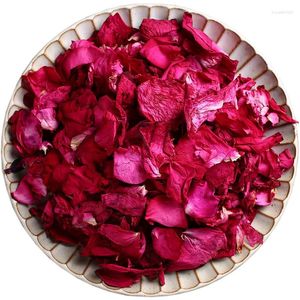 Fiori decorativi 50/100g 2024 Rosa fresca Petali secchi naturali Bagno Petalo di fiore secco Spa Sbiancamento Doccia Aromaterapia Fornitura per il bagno