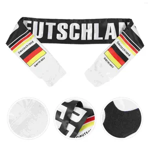 バンダナス2PCSスカーフフラッグドイツファンフットボールイベント応援小道具サッカーゲームニットパーティーの好意