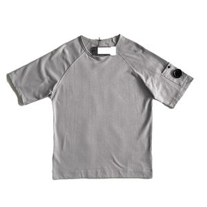 maglietta da uomo firmata Topstoney Solid Simple tee magliette da donna abbigliamento vestiti camicia cotone zip stampa le magliette casual High street scure