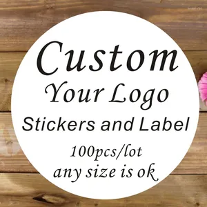 Party Supplies 3cm 4cm 5cm 6cm 7cm 100PCS Custom Sticker And Customized LOGO/Wedding Stickers/Design Your Own Stickers/Personalized Stickers