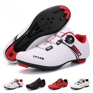 Велосипедная обувь Mtb Шоссейные велосипедные ботинки Шипы для обуви Нескользящие мужские кроссовки на плоской подошве для горного велосипеда SPD Racing Speed ​​Велоспорт Обувь 240129