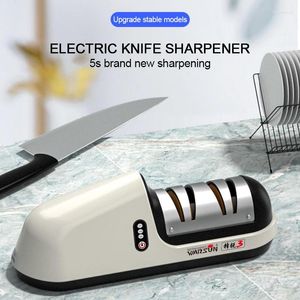 Weiteres Messerzubehör, elektrischer Schärfer, USB-Aufladung, 2 Schleifstufen, 3 Geschwindigkeiten, für Zuhause, schnelle automatische Mühle, Mühlstein, Küche