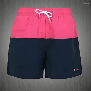 Męskie szorty mężczyźni Patchwork Beach Swinming Wysokie szybkie suche spodnie gimnastyczne Sports Fabrys Eden Paris Rugby Designer Swim Trunks