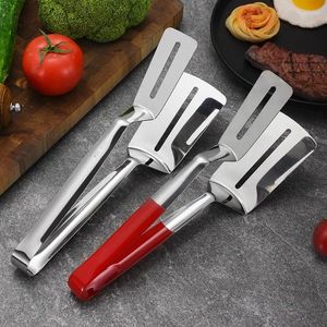 Tools 304 Kitchens Tongs Premium Stainless Steel Multipurpose Gripper Bread Clip/Steak Clamps/Fried Steak Clamp/Barbecue