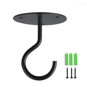 Hooks 1PC Ceiling Rotary Hook Strong Multifunction Adhesive Household Kitchen Bathroom Garden Wall Key Hanging Door Back