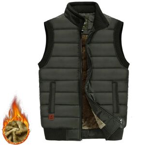 Abbigliamento uomo taglie forti Gilet invernale primavera Giacche Cappotto senza maniche Moda Large Size 8xl Gilet caldo maschile Gilet in pile Uomo 240202