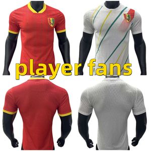 24 25 Coppa africana Guinea Nazionale Maglia da calcio Guins Camano Kante Traore 2024 2025 Maglia da calcio Uniforme Guinee maillot de foot kit camiseta futbol Giocatori tifosi