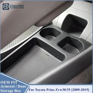 Acessórios interiores para toyota prius zvw30 35 2009 2010 2011 - 2024 caixa de armazenamento de apoio de braço central do carro recipiente automático luva organizador caso