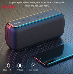 XDOBO X8 60W SERS SERS BASS SUPWOOFER اللاسلكي المضاد للماء TWS 6600MAH POWER BANK SUPORRT USBTFAUX