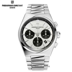 2023 Nya Frederique Constant Centennial Elegance Series Designer Movement Watches Men High Quality Luxury Mens Watch Multi-Function Chronograph Montre Clock